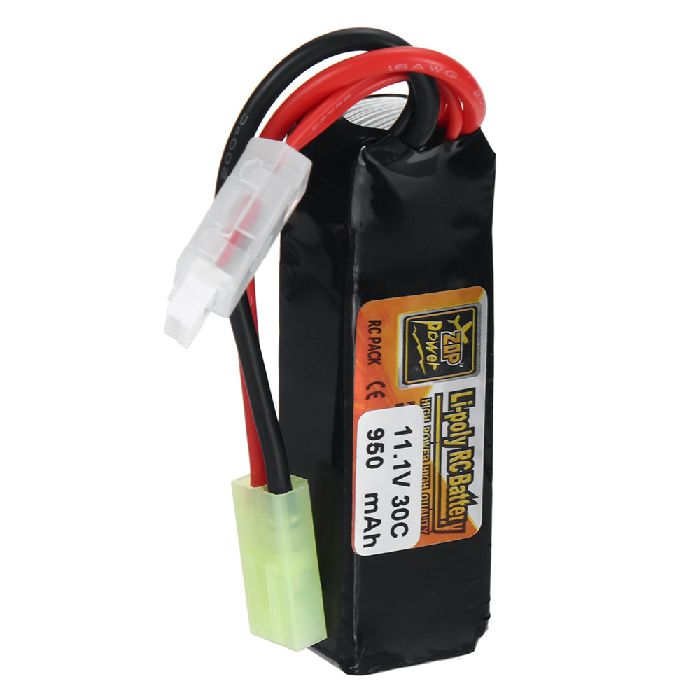 ZOP Power 3S 11.1V 950mAh 30C LiPo Battery T Plug for RC Car Airplane Helicopter FPV Racing Drone