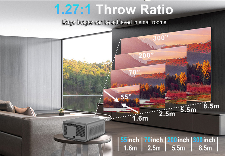 Everycom Cubelite MAX Projektor Bemutató - Lenyűgöző Fényerő, Okos Rendszerrel 5 Az Everycom Cubelite MAX projektor Android 12 operációs rendszerének menüje.