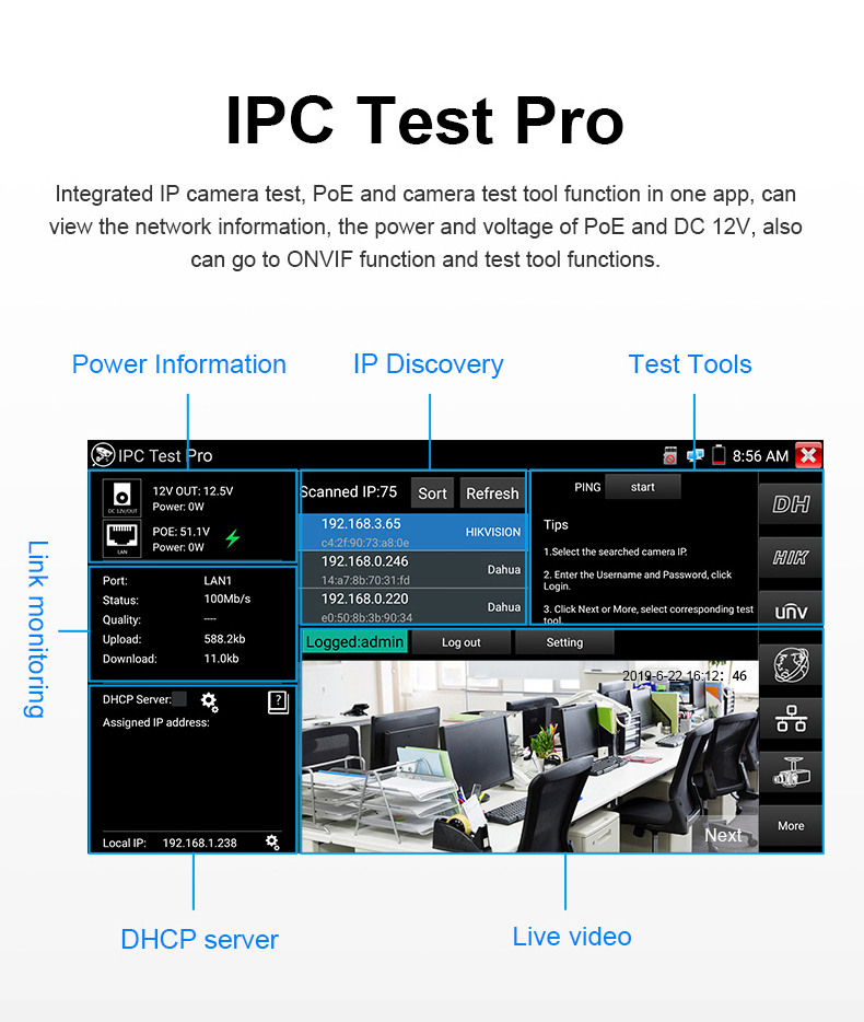 OTDR Master MT6800  Network Coax Tester for Fiber Optic Cable Fault Detection and Troubleshooting Ideal for Telecommunications and Data Centers