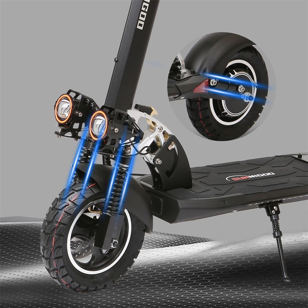 [EU DIRECT] SUNNIGOO N3L MAX Electric Scooter 48V 15Ah Battery 800W Motor 10inches Off-road Tires 45-55KM Max Mileage Range 120KG Max Load Folding E-Scooter