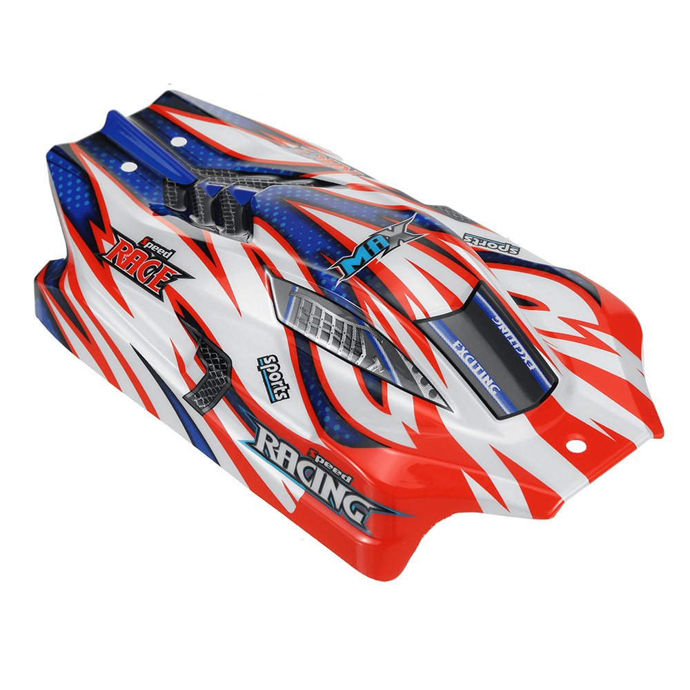 Wltoys 124008 1/12 RC Car Parts Body Shell Tail Wing Painted Vehicles Models Spare Accessories 2739