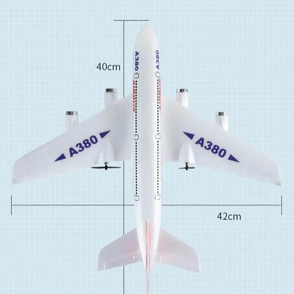 HW30 A380 Airbus Boeing 747 2.4GHz 2.5CH Outdoor Glider EPP RC Airplane