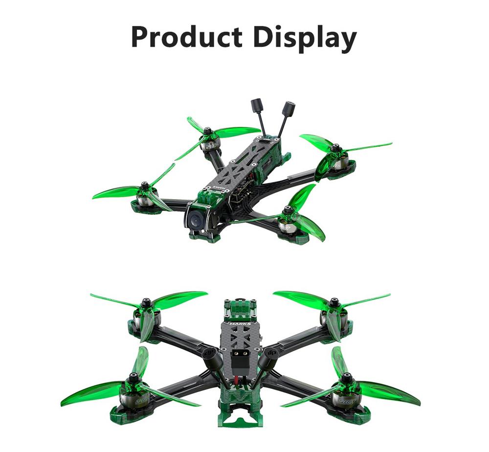 GEPRC MARK5 DC O4 Pro 230mm 5 Inch 6S GPS RC FPV Racing Drone PNP BNF with 2107.5 1960KV Motor