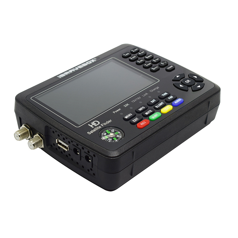 iBRAVEBOX V10 Finder Pro+AHD H.265 DVB-S2/T2 Advanced Finder with High-Performance Flash Memory and LNB/Tuner Input
