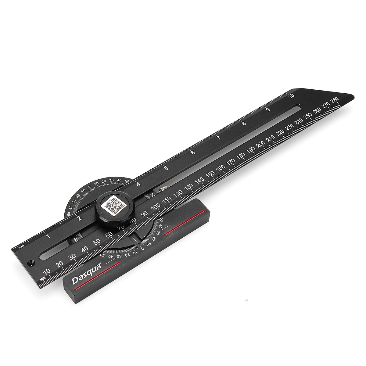 Multifunctional Woodworking Marking Ruler Gauge CNC-Machined Anodized Aluminum For Woodworking Projects and DIY Enthusiasts