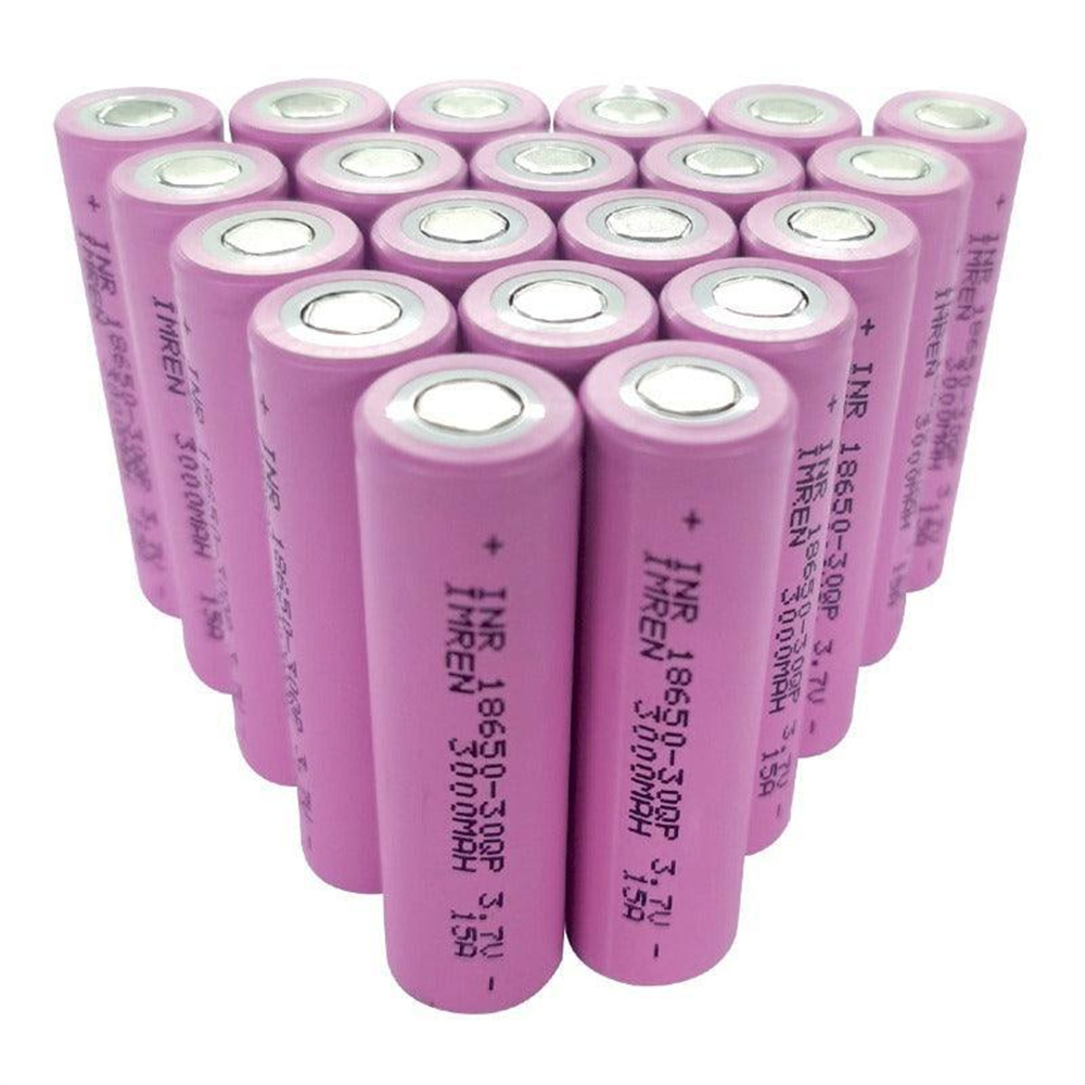 [USA Direct] 10/20/40Pcs IMREN 30QP 3000mAh 15A High Power 18650 Battery 3.7V Rechargeable Lithium-ion Batteries Cells For Flashlights RC Toys Home Tools