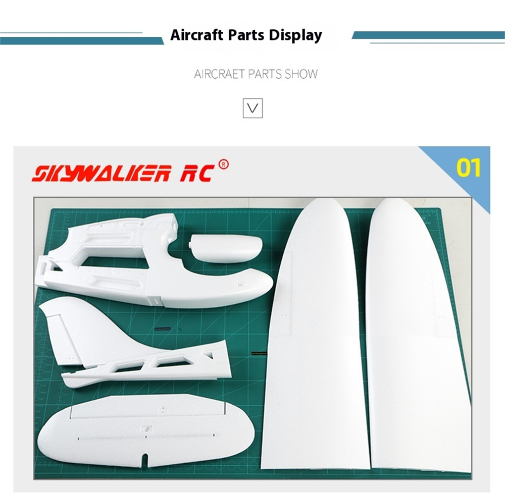 Skywalker JENNY 1200mm Wingspan EPO RC Airplane Fixed Wing KIT