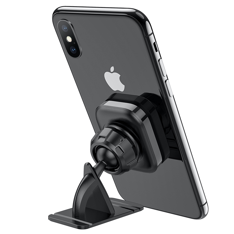 HOCO S47 Magnetic Car Phone Holder Center Console Bracket 360° Rotary Mount Stand for iPhone 13 14 14Pro for Huawei Mate50 for Samsung Galaxy S23 for Oppo Reno9