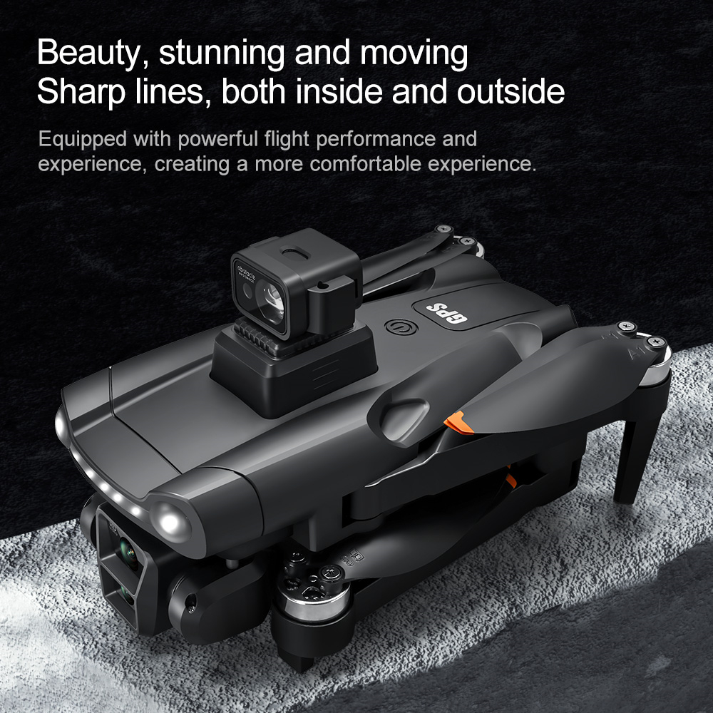 WLRC V198 PRO MAX GPS 5G WiFi FPV with 1080P HD Dual Camera Servo Gimbal 360° Obstacle Avoidance Optical Flow Hover Brushless Foldable RC Drone Quadcopter RTF