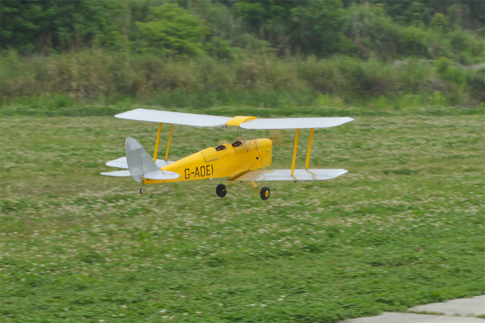 Tony Ray's Aero Model DH.82 Tiger Moth 1/6 Balsawood 1500mm Wingspan RC Airplane KIT