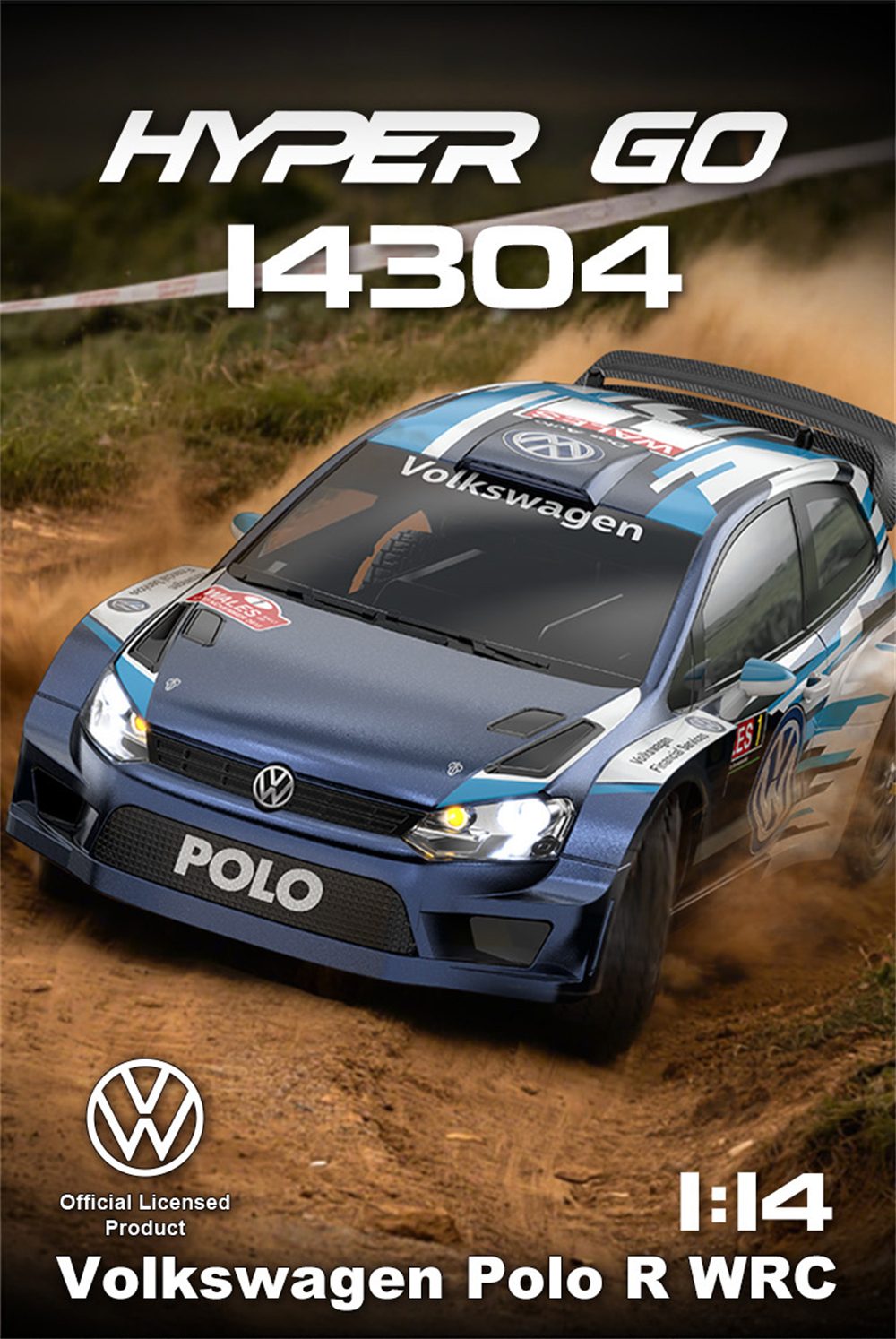 MJX HYPER GO 14304 1/14 2.4G Sport Drift RC Car Brushless High Speed Vehicle Models 43km/h W/ Light R WRC Official Authorization