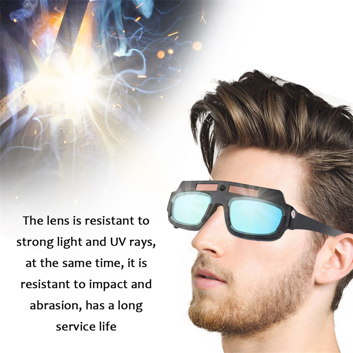 Automatic Darkening Welding Glasses Mask Welding Cap for TIG MIG MMA Professional Weld Glasses Goggles Welding Equipment