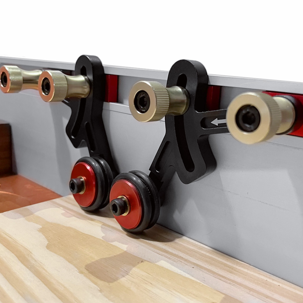 One-way Feeder Clear Cut Stock Guides Woodworking Feather Loc Board Anti Rebound Safety Pushing Auxiliary Tools
