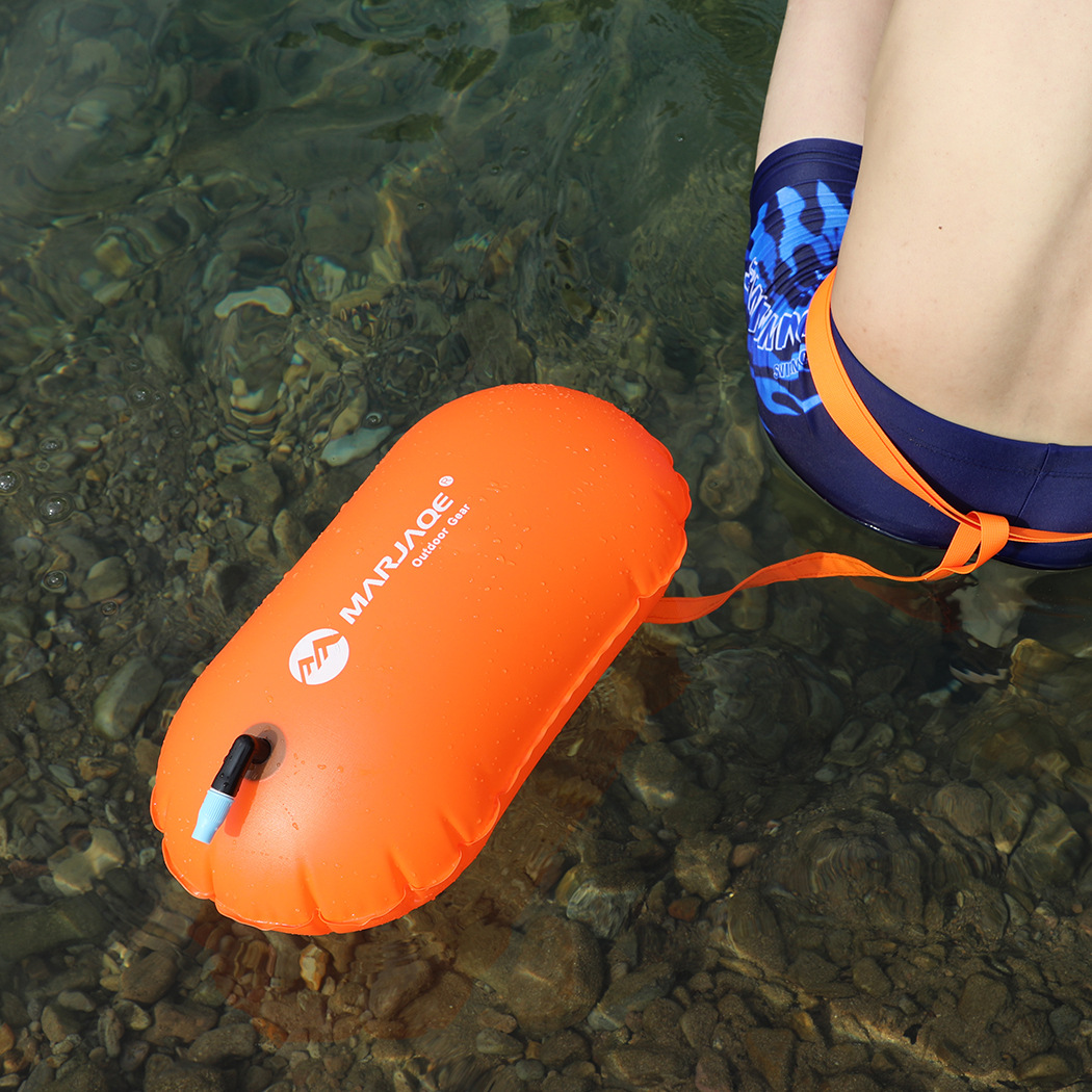 20L Outdoor Storage Waterproof Dry Bag Backpack Inflatable Swimming Flotation Buoy Rafting Kayaking River Trekking Bags