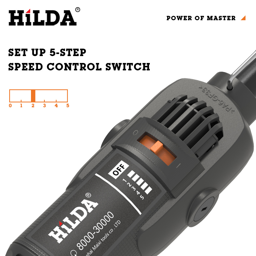 HILDA 220V Electric Drill Grinder Engraver Pen Grinder Mini Drill Electric Rotary Tool Grinding Machine Accessories