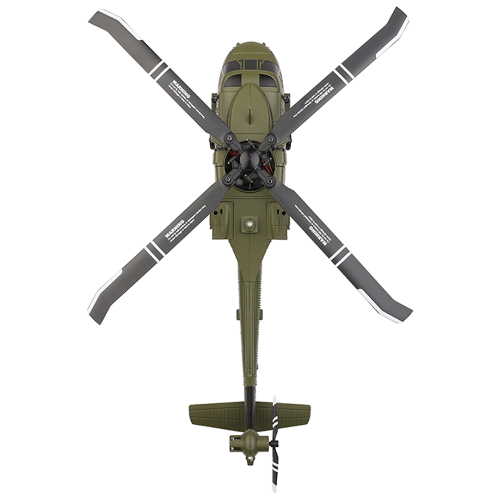 Pre-Order Xk K170 UH-60L 2.4G 4CH 6-Axis Gyro Brushless Motor Military Green RC Helicopter RTF 