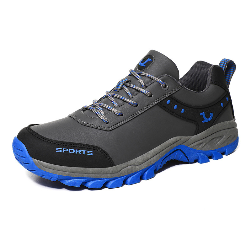 Men Shoes Autumn Winter Warm Plush Boots Waterproof Ankle Boots Outdoor Hiking Sneakers