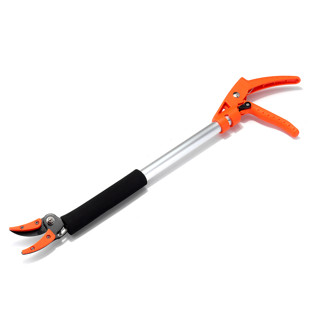 Extra Long Reach Pruner Cut and Hold Bypass Pruner Max Cutting 1/2 inch Fruit Picker and Tree Cutter For Garden