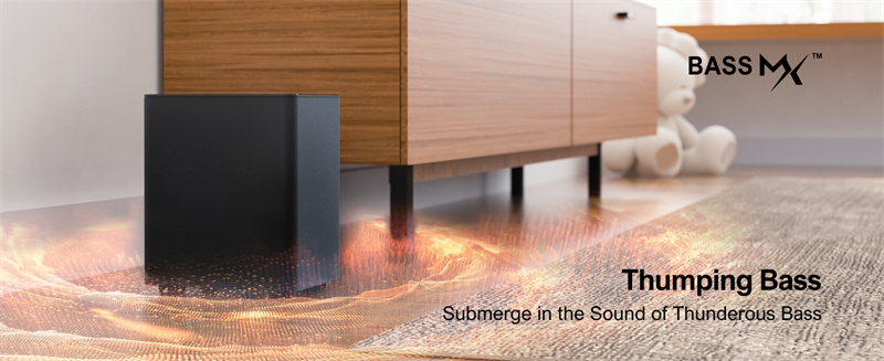 ULTIMEA ポセイドンD50 5.1サウンドバースピーカー Bluetooth対応 6