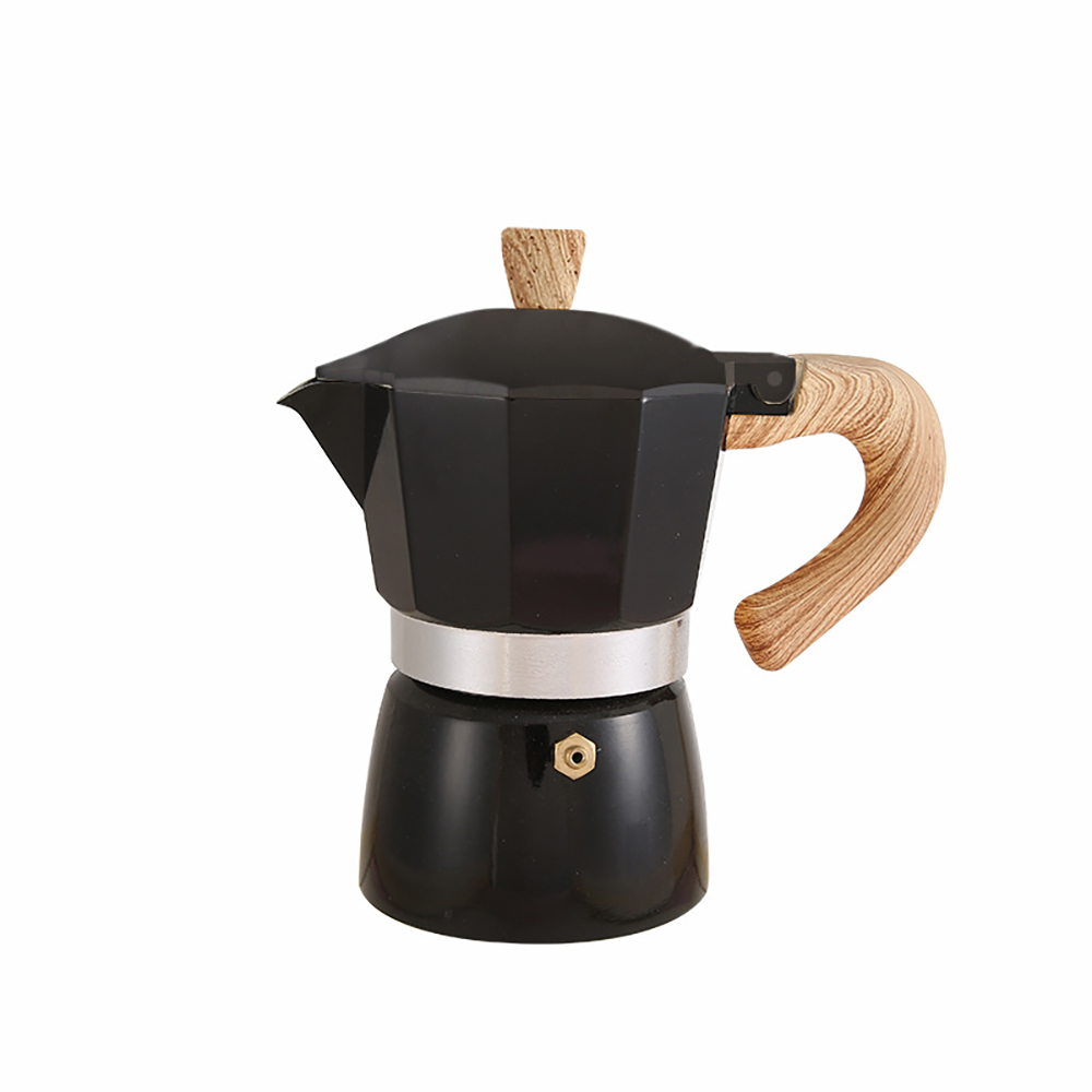 150ml / 300ml Italian Moka Pot Portable Espresso Coffee Stove Industrial Stainless Steel with Composite Bottom Scandinavian Minimalist Design