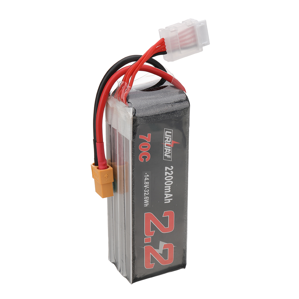 URUAV 14.8V 2200mAh 70C LiPo Battery XT60 Plug for RC Drone