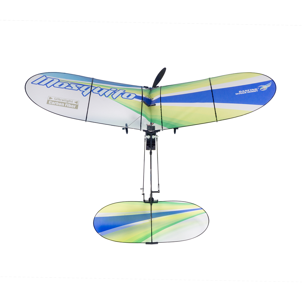 Dancing wings hobby e43 mosquito 360mm wingspan slow flyer indoor mini rc airplane pnp with dsmx/2 rx & tx combo 