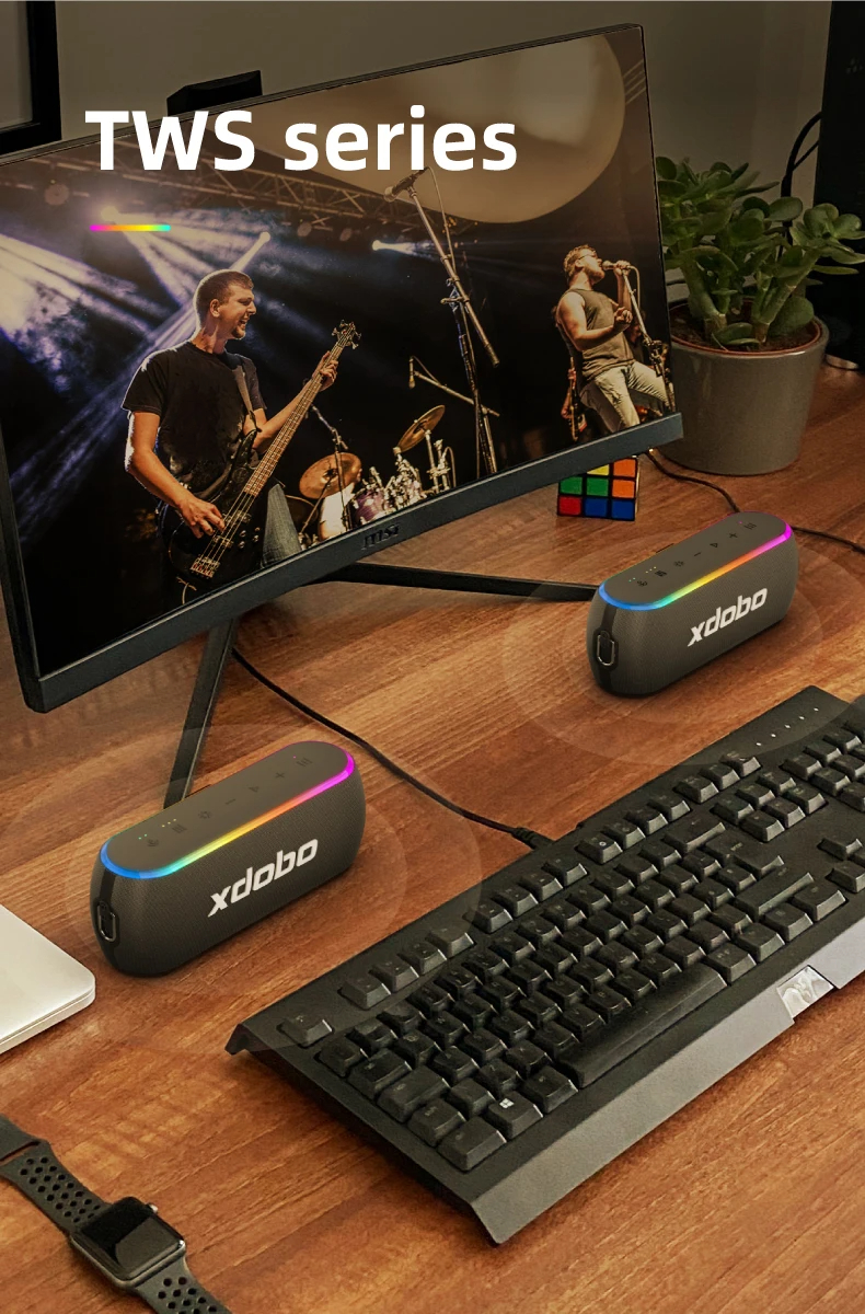 XDOBO X8 III - Bluetooth hangszóró 12 órás üzemidővel 4