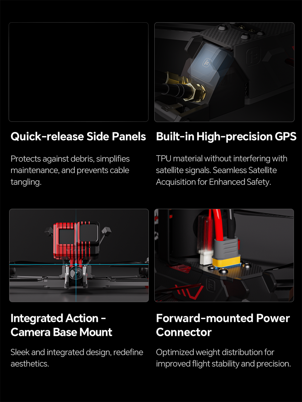 iFlight SH CineFlow 5 O4 Pro F7 6S 5 Inch FPV Racing Drone PNP BNF NO VTX NO Camera with M10 GPS 55A ESC Digital HD System