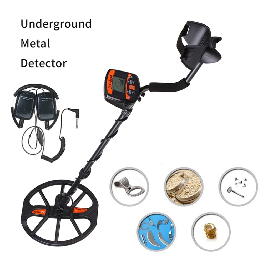 TX-960 Metal Detector 1.5M High Sensitivity Waterproof Coil LCD Treasure Historian Archaeology Underground Jewelry Detector