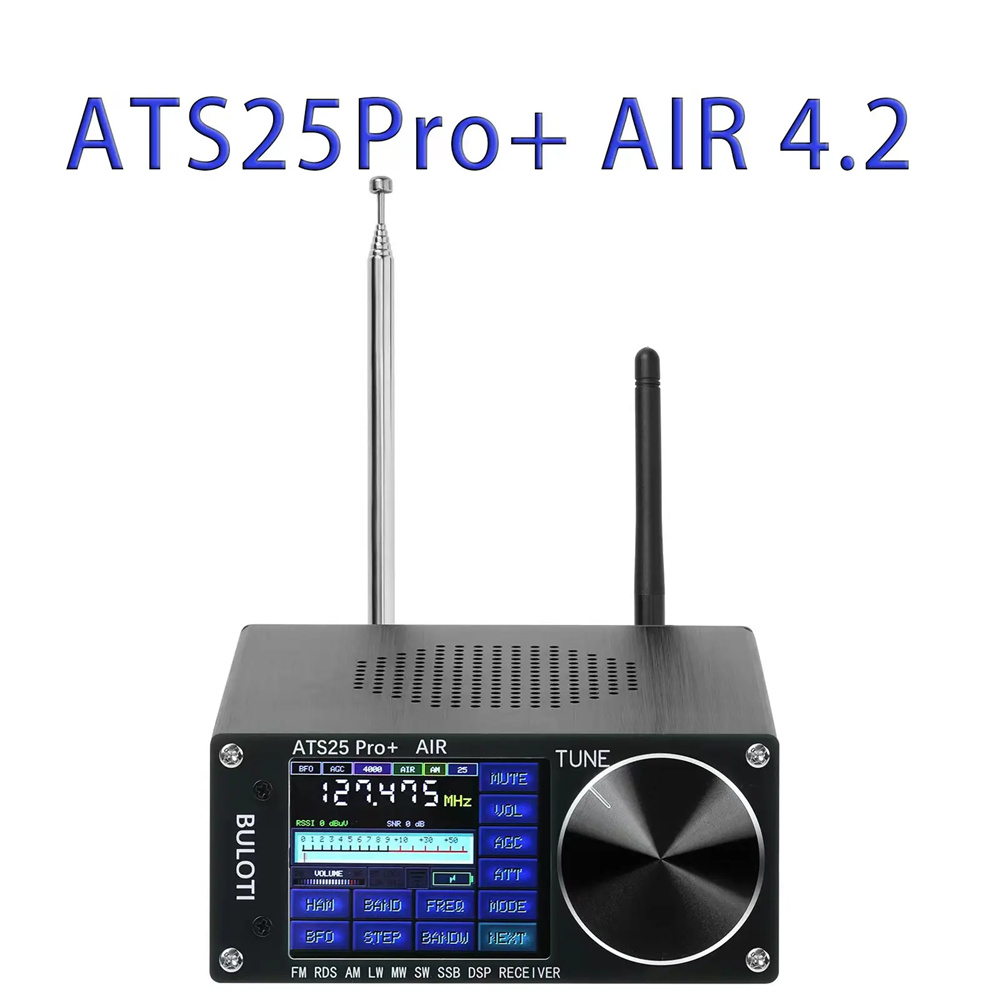 ATS25Pro+ エアバンドラジオレシーバー Bluetooth 2.4インチ