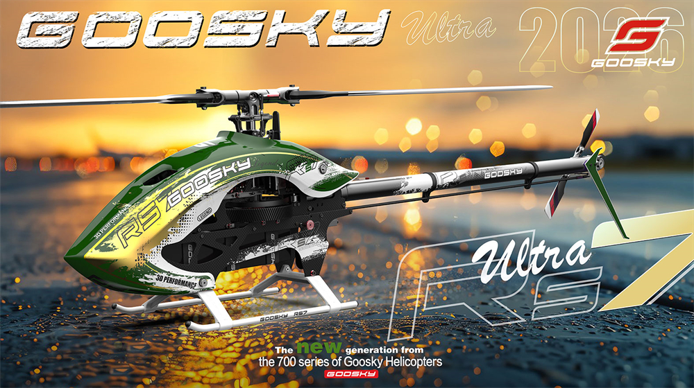 GOOSKY RS7 Ultra 6CH 3D デュアルブラシレスモーター ダイレクト