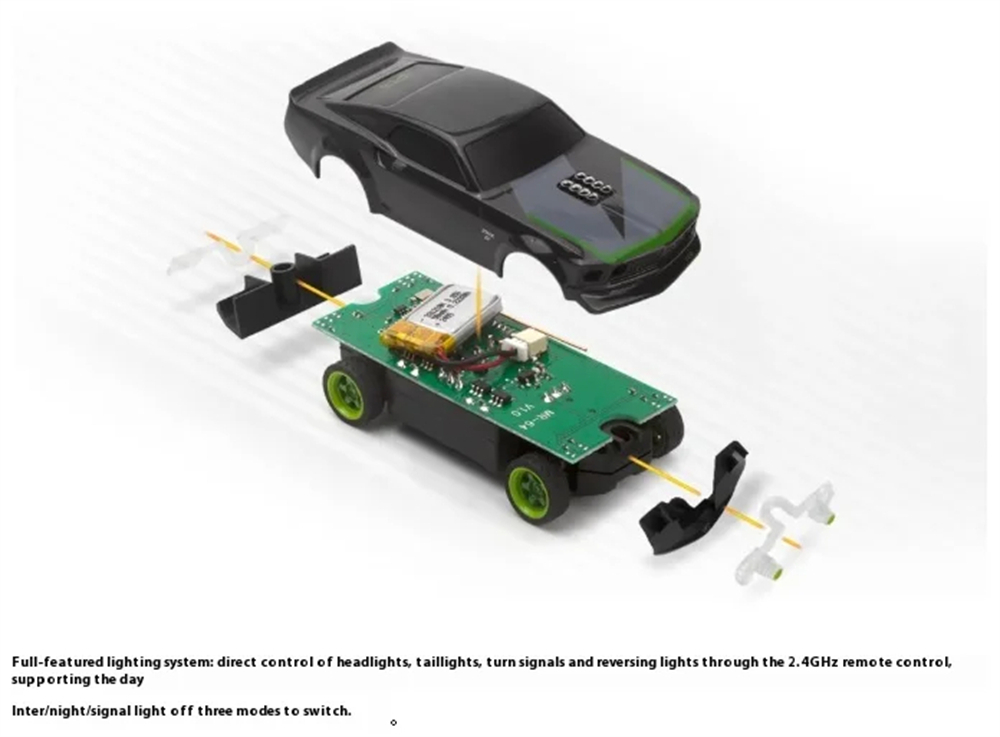 HPI 160980 1/64 2WD 2.4G Drift RC Car Nano TTR Mustang Geunine Authorization Vehicle Models RTR