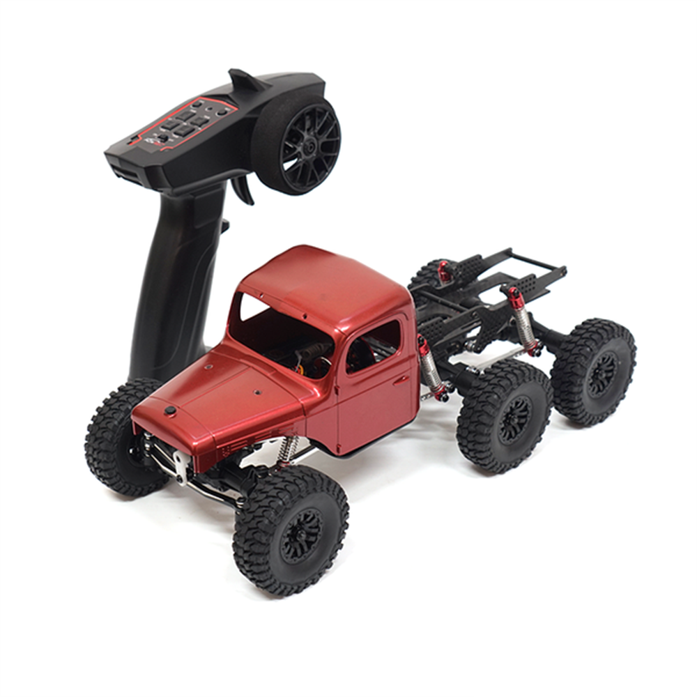 FURITEK CAYMAN PRO FUR-2271 1/24 6X6 Carbon Fiber RC Car Kit Brushless Micro Rock Crawler Truck Mini Komodo Full SCX24 Stellar Transmission with TX RX Vehicles Models