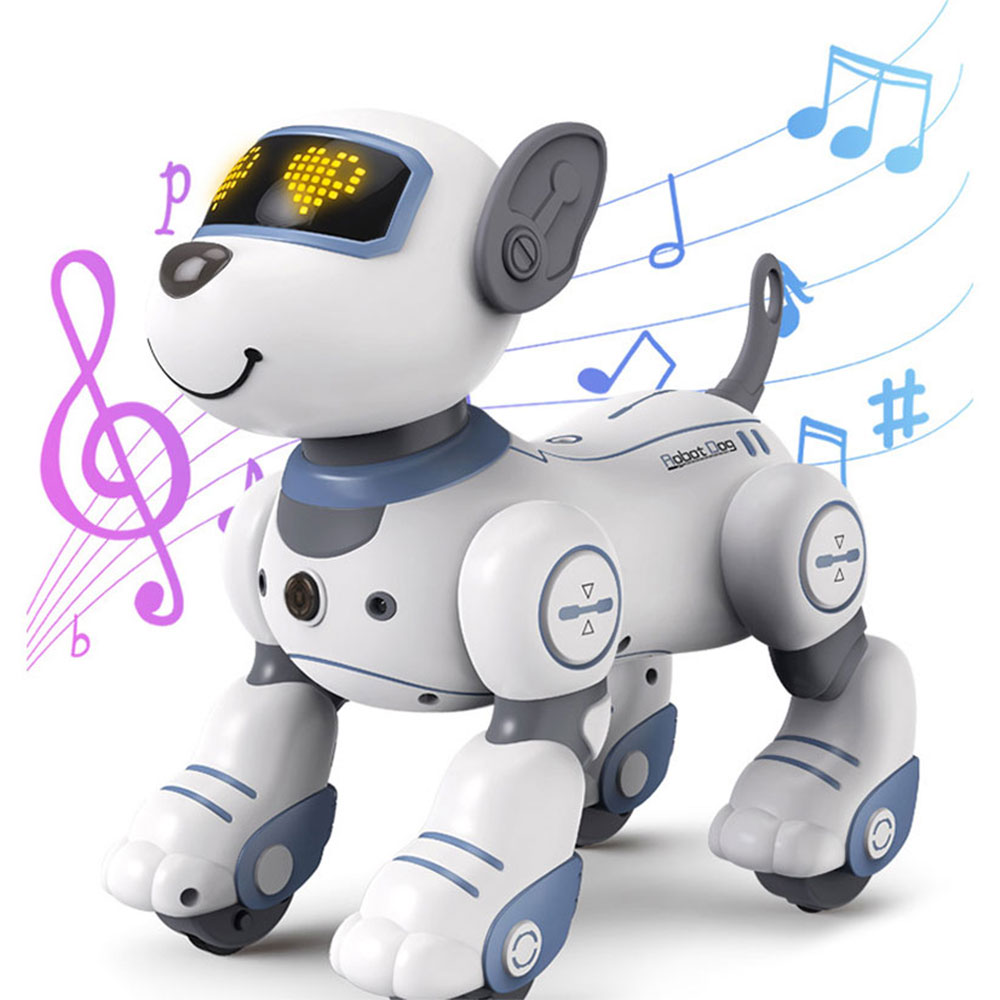 Remote Control Robot Dog Toys for Kids Programmable Smart Interactive Stunt Robot Dog with Touch Function Singing Dancing Walking Smart RC Robot Dog Toy Gift for Boy Girl