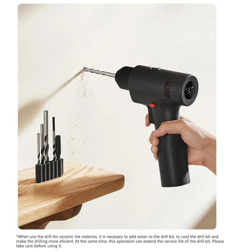 Xiaomi Mijia Brushless Electric Drill 2 50Nm Torque 1900mAh Xiaomi Mijia Brushless Electric Drill 2 50Nm Torque 1900mAh