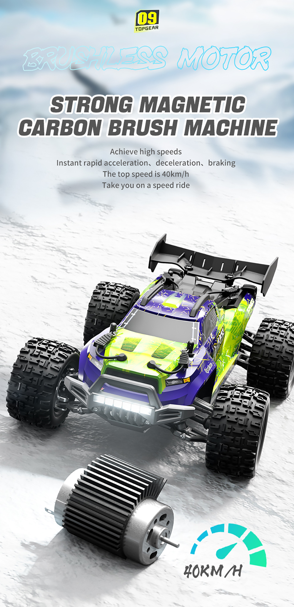 SCY 18101 1/18 2.4G 4WD High Speed RC Car Off-Road Truck Racing Model Full Proportional Control