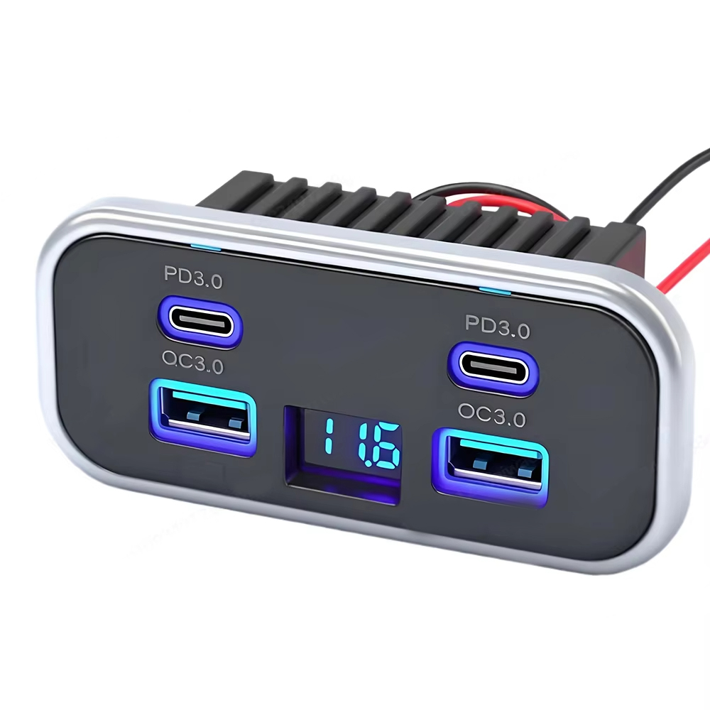 4 port usb cigarette charger Amazon.com: Upgraded 12V Outlet Aluminum Charger, 78W Dual PD & QC Multiple USB Port for Car, USB C Lighter Replacement 12 Volt Socket with Voltmeter Waterproof for Marine 4-Port USB Car Charger Dual