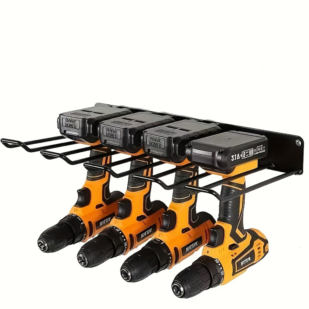 Tool Rack Electric Tool Organizer Heavy-duty Metal Tool Rack Drill Wall-mounted Storage Rack Tool Storage Organizer Bracket