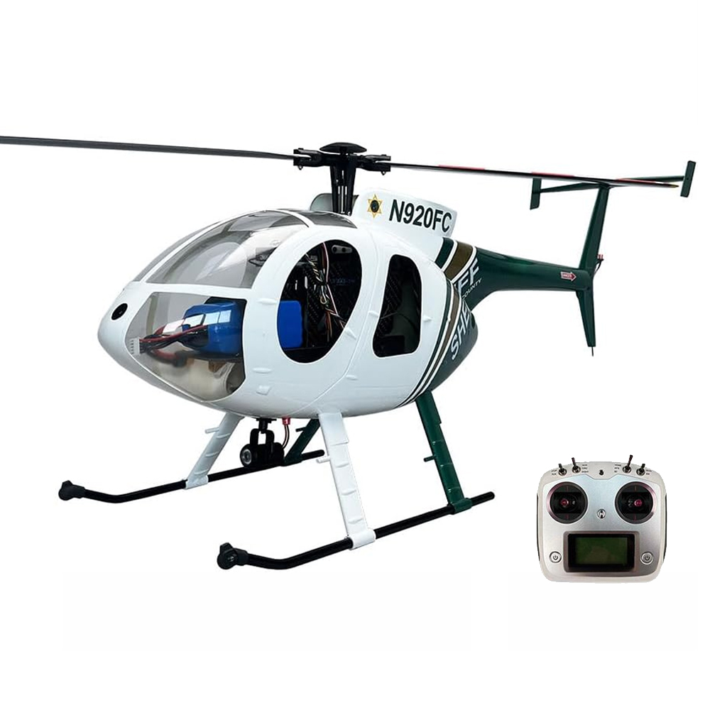 ROBAN MD500E 470クラス2.4G 8CHグリーンホワイトヒューズGPS 2