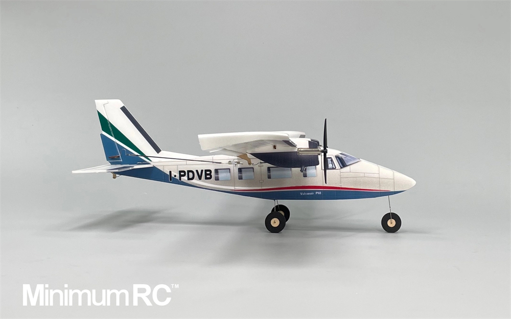 MinimumRC Vulcan Air P-68 360mm Wingspan 2.4GHz 4CH Dual Brushed Motor Micro Trainer RC Airplane KIT