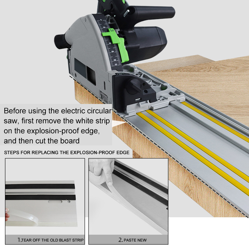 Electric Circular Saw Guide Rail Cutting Machine Guide Rail Ruler Guide for Woodworking Track Saw