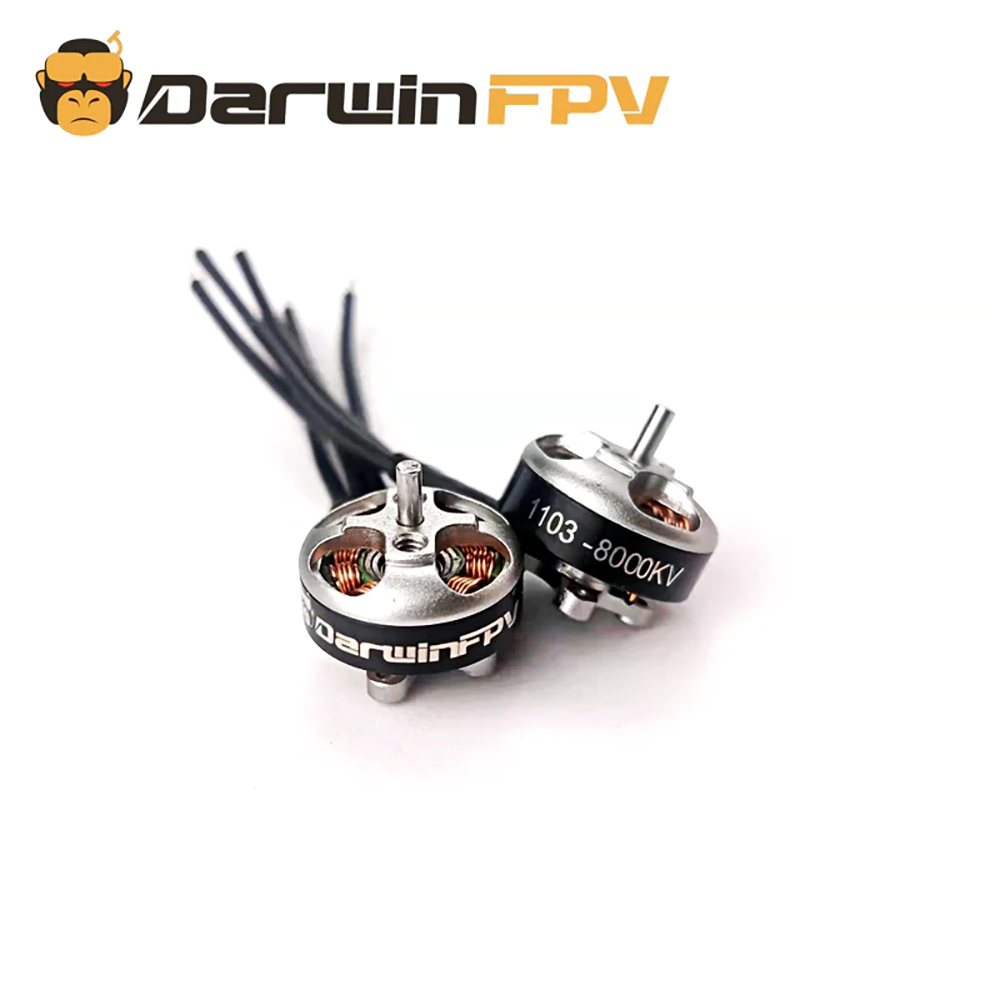 Darwinfpv 1103 8000KV 12000KV 1-2S Brushless Motor 1.5mm Shaft for TinyApe / Whoop75 and 18650 FPV Drone RC Racing