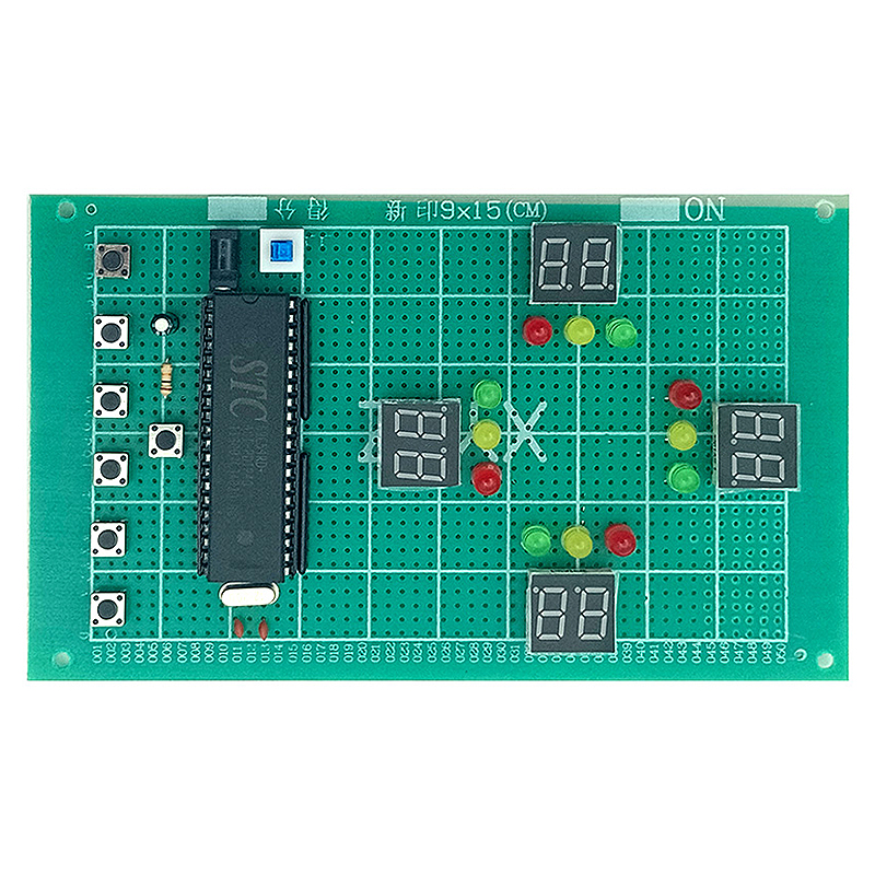 7-key 4-digit Tube Traffic Light Universal Board Module Board