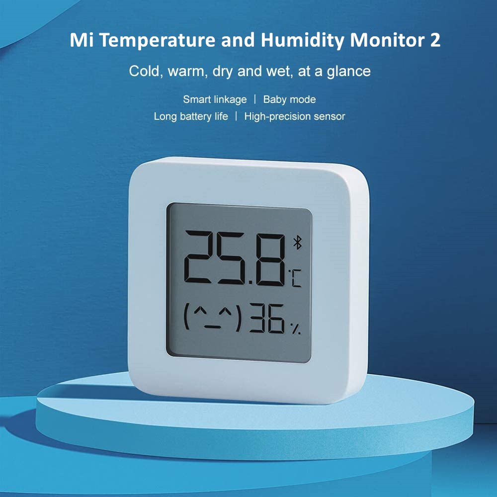 XIAOMI Mijia bluetooth Thermometer 2 Smart Electric Digital Hygrometer Thermometer Humidity MonitorWork with Mijia APP Sensor