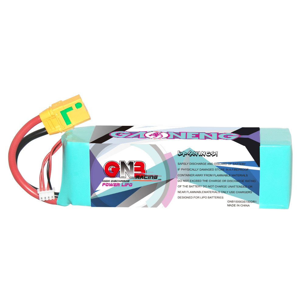 Gaoneng 11.1V 10000mAh 150C 3S LiPo Battery XT60/XT90S Plug for 1/8 RC Cars