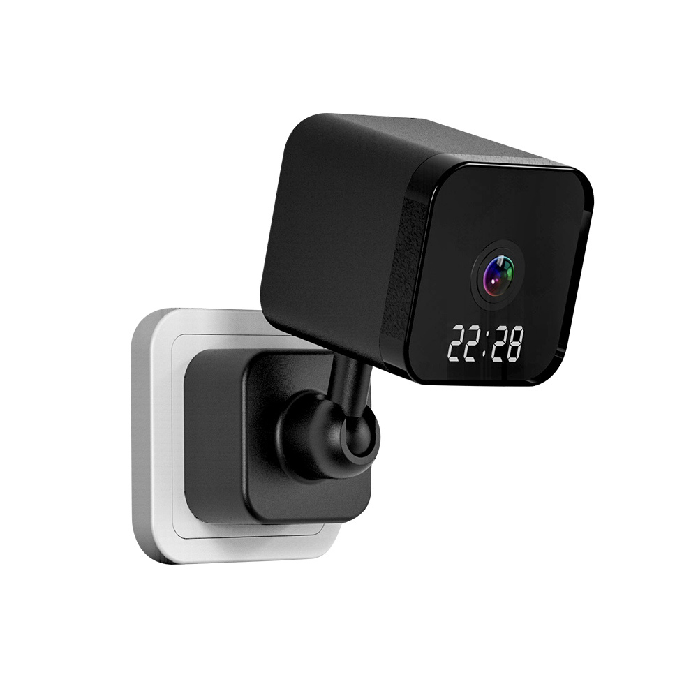 A18 2MP Wireless WiFi Monitoring Camera Full Color Night Vision Motion Detection Alarm Record Tuya Plug-in Security Camera EU Plug