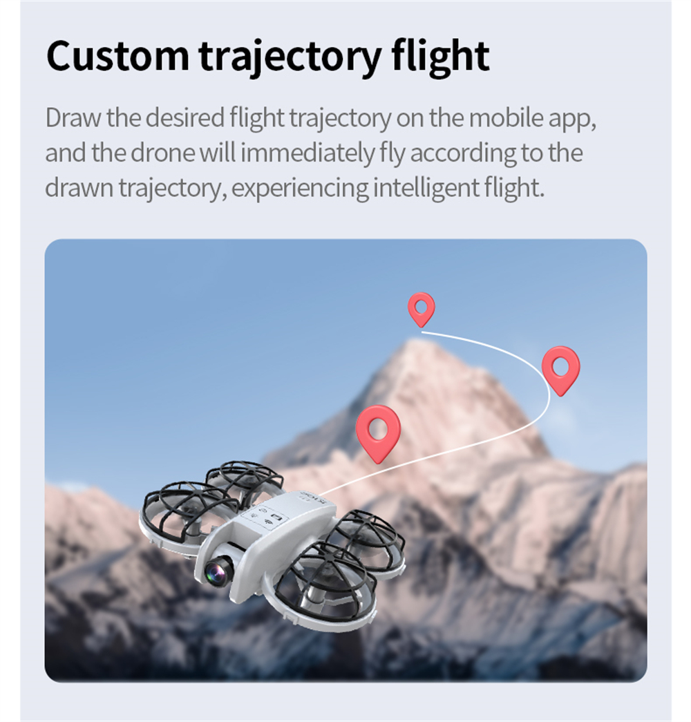 XKJ K100 MAX MINI WiFi FPV with LCD Screen Controller HD Dual Camera Optical Flow Hover Dazzling Lights Circle Protection Kids Gifts 2.4G 4CH 6-Axis Remote Control RC Toys Drone Quadcopter RTF