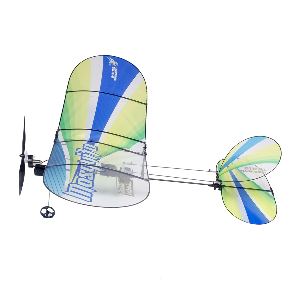Dancing wings hobby e43 mosquito 360mm wingspan slow flyer indoor mini rc airplane pnp with dsmx/2 rx & tx combo 