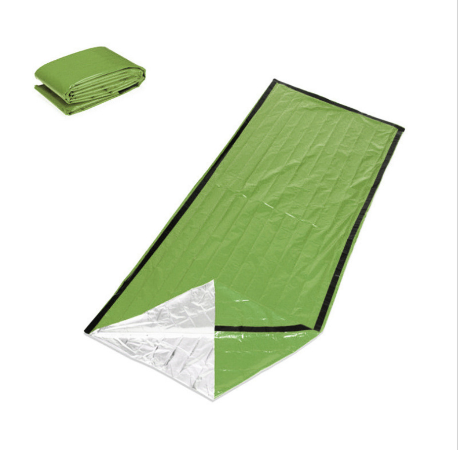 Reusable Sleeping Bag Camouflage Waterproof Emergency Sleeping Bag First Aid Sleeping Bag Thermal Survival Camping Sleeping Bag