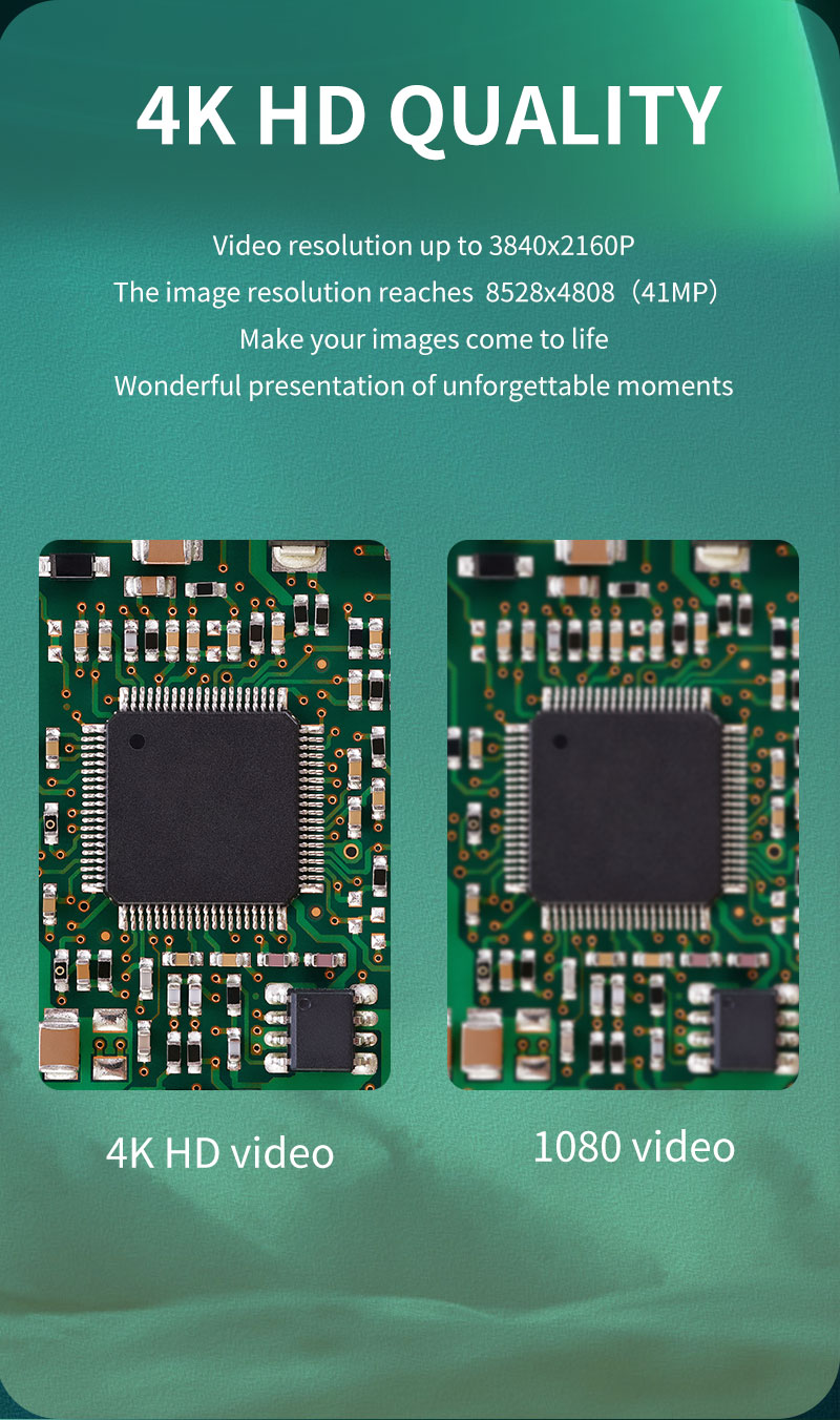 HAYEAR 41MP 4K USB HDMI  Digital Video Monocular Microscope Camera Simul-Focal Continus Zoom 180X C-Mount Soldering Phone Repair Tools